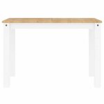 Table cuisine 2 / 4 personnes blanc - lemon� table � manger / table de repas - panama blanc 112x60x75cm ...