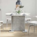 Table cuisine 2 / 4 personnes gris - lemon� table de salle � manger - / table de repas - gris b�ton - ...