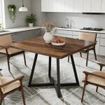 Table de cuisine en boistable � manger carr�e vintagetable � manger design classiquetable de bureau � ...