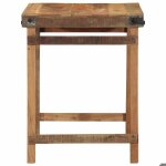 Table cuisine cloud marron table � manger - design �l�gant - marron 60 x 55 x 76 cm - tt544