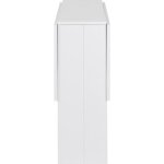 Table de cuisine pliante - marque - blanc - rectangulaire - contemporain Table de cuisine pliante - marque - blanc - rectangulaire - contemporain