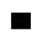 Table de cuisson - brandt - bpv2421b - �lectrique - verre tremp� - 4 foyers radiants