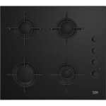 Table de cuisson  gaz - beko - 4 feux - 60 cm - hilg64120s