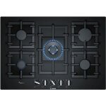 Table de cuisson au gaz bosch - modle 218533 - 5 lments - noir verre