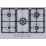 Table de cuisson  gaz - bosch srie 4 - 5 foyers - 52 x 75 x 45 cm - pgq7b5k90 - inox