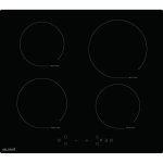 Beldeko - plaque de cuisson induction 4 foyers avec minuterie 7900w 4 boosters verrou enfants