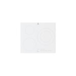 Electrolux plaque de cuisson induction 3 foyers 7350w double zone