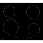 Beldeko - plaque de cuisson induction 4 zones avec minuterie 7900w 4 boosters verrou enfants