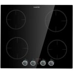 Table de cuisson  induction klarstein kochheld - 4 plaques - 6000 w - noir