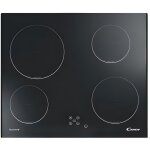 Table de cuisson vitrocéramique candy cc64ch - 4 zones - sécurité enfant - noir Table de cuisson vitrocéramique candy cc64ch - 4 zones - sécurité enfant - noir