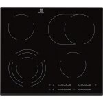 Table de cuisson vitroc�ramique - electrolux - ehf6547fxk - 4 foyers - 7100 w - commandes tactiles directacces ...