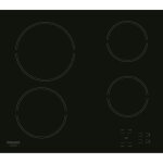 Table de cuisson vitrocramique - hotpoint - hr631c - 4 foyers - 60 cm - noir
