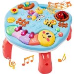 Table dactivit jouet musical lumires et son centre dactivits jeux ducatifs cadeau pour bb garon ...