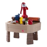 Table deau - step2 - pump & splash discovery - pompe pivotante - 8 accessoires - d�s 2 ans