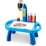 Table de dessin - bureau enfant - projecteur led - jouet ducatif - 4 diapositives - 8 stylos  dessin ...