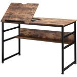 Table  dessin inclinable bureau design industriel - plateau relevable tagre - panneaux particules ...