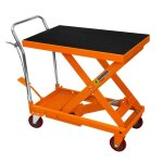 Table �l�vatrice chariot de manutention el�vateur jusqu� 500kg hauteur 29 � 78 cm