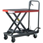 Table �l�vatrice hydraulique mobile � ciseaux 250 kg mw tools wt250