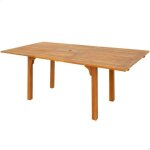Table extensible - aktive - 200x100 cm - bois dacacia - 8 places - design contemporain