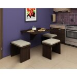 Table extensible expert 8 chne sombre cuisine salle  manger compacte