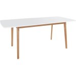 Table extensible helga 120 / 160cm blanche