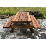 Table ext�rieur de pique - nique - pmr - 6 personnes - �paisseur renforc�e - jardinatoire