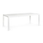 Table ext�rieure - hilde - blanche - extensible - 200 / 300 cm - 12 personnes