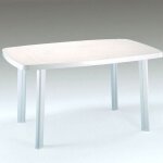 Table faro - blanche - 140x90