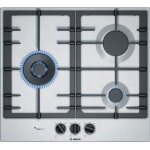 Table de cuisson  gaz - bosch - pcc6a5b90 - inox - 60 cm - 4 brleurs