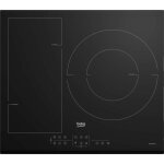 Table  induction - beko - hii63201fmtb - 3 foyers - zone flexible - 7200 watts