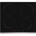 Table  induction - brandt - bpi164hux - 4 foyers - 7400 w - verre tremp