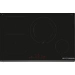 Table induction grande largeur bosch - 4 foyers - l80 x p52 cm - pvs831hc1e
