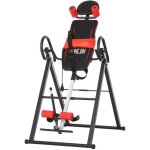 Table dinversion de musculation pliable ceinture de scurit rglable angle invers ajustable 3 niveaux ...