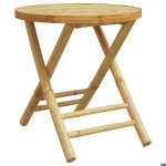 Table de jardin(1 pcs) robuste - table de patio 2 / 4 personnes - pliable �45x45cm bambou sh1751198