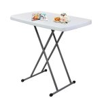 Table de jardin - essentiel - carré - pliable - réglable en hauteur Table de jardin - essentiel - carré - pliable - réglable en hauteur