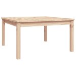 Table de jardin - garosa - 825x825x45 cm - bois massif de pin - 4 personnes - carr�e