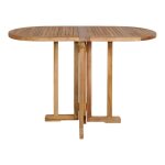 Huelva table de jardin / table de balcon table pliante en teck.