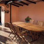 Table de jardin ovale extensible - ines - acacia huil� - 180 / 240 cm - 8 personnes - naturel