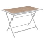 Table de jardin pliante rectangulaire azua houblon & blanc 4 places en aluminium traité époxy - hespéride ... Table de jardin pliante rectangulaire azua houblon & blanc 4 places en aluminium traité époxy - hespéride ...