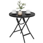 Table de jardin pliante table de balcon en verre trempé table dappoint extérieure pour terrasse ronde ... Table de jardin pliante table de balcon en verre trempé table dappoint extérieure pour terrasse ronde ...