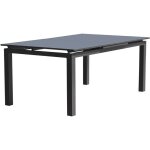 Table de jardin rectangulaire extensible - gris anthracite - aluminium - 10 personnes - 180 / 240 x 100 ... Table de jardin rectangulaire extensible - gris anthracite - aluminium - 10 personnes - 180 / 240 x 100 ...