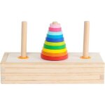 Table pour jouer - jeu de jouets portable multifonction en bois hanoi tour - puzzle math�matiquejeu de ...