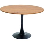 Table schickeria 110cm chêne et noire kare design Table schickeria 110cm chêne et noire kare design