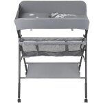 Table à langer lindo et rangements - dianwaa - gris Table à langer lindo et rangements - dianwaa - gris