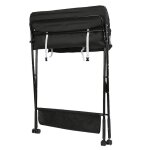 Table � langer pliable et portable hauteur r�glable pour b�b� avec roues - noir - pliante - 80 * 66 * ...