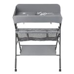 Table  langer pliante et portable - meubles bebe - gris - hauteur rglable - avec ceinture de scurit ...