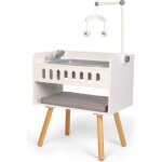 Table  langer pour poupe - luxe - commode en bois - baignoire - matelas en mousse - rangement