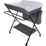 Table à langer à roulettes avec panier de rangement table à langer pliantehauteur réglable l66xl80cm Table à langer à roulettes avec panier de rangement table à langer pliantehauteur réglable l66xl80cm
