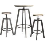 Ensemble table mange debout avec 2 tabourets aria Ensemble table mange debout avec 2 tabourets aria