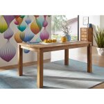 Table � manger carr�e 80x80cm - bois massif de palissandre huil� - nature brown #811